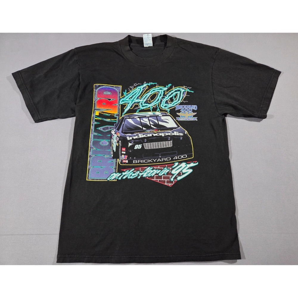 Vintage 1995 Brickyard 400 Indianapolis Motor Speedway NASCAR T Shirt Large